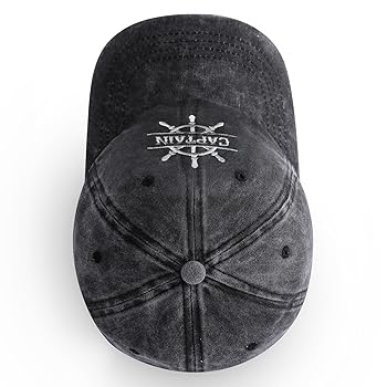 Boat Captain Hat for Men, Gifts for Boat Owners, Boating